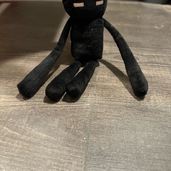 Minecraft Mojang 2014 10" Enderman Stuffed Plush Video Game Black Slender Dangly - Picture 3 of 5